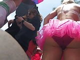 Ass in too too at festival 