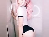 Kinky Babe Belle Delphine in the shower